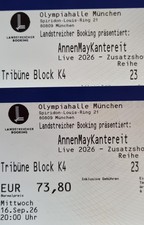 Tickets annenmaykantereit mün gebraucht kaufen  Fellbach