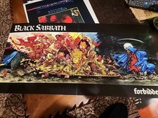 Usado, Pôster original de lançamento de CD/álbum Black Sabbath Forbidden 12x24 comprar usado  Enviando para Brazil