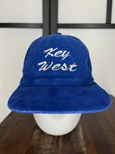 Boné chapéu vintage Key West Snap Back adulto tamanho único veludo azul algodão Yupoong comprar usado  Enviando para Brazil