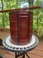 Vintage library leather for sale  Birmingham