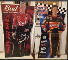 2- Dale Earnhardt Jr 8 Bud Budweiser Kraft papelão stand up standee tamanho real comprar usado  Enviando para Brazil