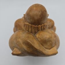 Estatuilla Escultura Buda Llorón Sagrado Estatua Yogui 3.5" Madera Meditación Asiática segunda mano  Embacar hacia Argentina