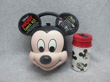 Lancheira e garrafa térmica vintage Disney Mickey Mouse cabeça feita nos EUA excelente comprar usado  Enviando para Brazil