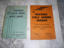Suffolk lawnmower manuals for sale  UK