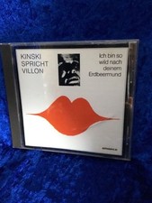 Kinski spricht villon gebraucht kaufen  Oberthal