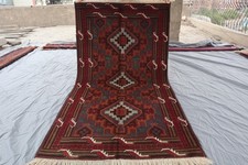 3x6 Vintage Baluchi Area Dywan - Plemienny afgański ręcznie tkany wełniany dywan., używany na sprzedaż  Wysyłka do Poland