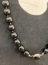 Collana perle nere usato  Italia