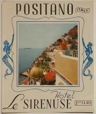 Positano hotel sirenuse usato  Milano