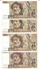 100 francs delacroix d'occasion  Villenave-d'Ornon