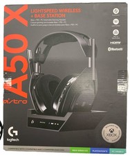 Usado, Logitech Astro A50X Lightspeed fone de ouvido sem fio Bluetooth para jogos com estação base comprar usado  Enviando para Brazil