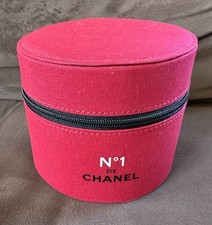 Mini estojo de maquiagem Chanel Beauty vermelho redondo camélia vaidade viagem nº 1 De Chanel, usado comprar usado  Enviando para Brazil
