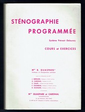 Sténographie programmée syst d'occasion  France