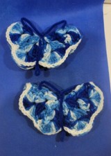 Hand crochet blue for sale  Bloomfield