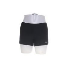 Nike, spodenki sportowe, rozmiar: L, czarne, poliester/elastan, jednokolorowe, damskie #TtS na sprzedaż  PL