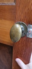 Brass door knobs for sale  Shipping to Ireland