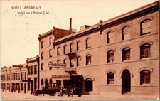 1917. HOTEL ANDREWS. SAN LUIS OBISPO, CA. CARTÃO POSTAL 1a8 comprar usado  Enviando para Brazil