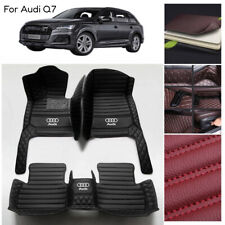 Für Audi Q7 Automatten 5/7 Sitzen Boden Teppiche Fußmatten Luxus Pads nach Maß comprar usado  Enviando para Brazil