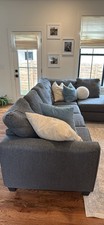 Gray modern sectional for sale  Old Hickory