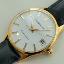 Citizen Homer Date 36mm Parashock com tampa dourada masculina década de 1970 vento manual NOS RJC212, usado comprar usado  Enviando para Brazil