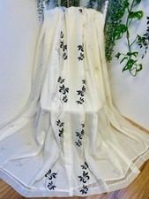 Cream black embroidered for sale Cream black embroidered for sale  THORNTON-CLEVELEYS