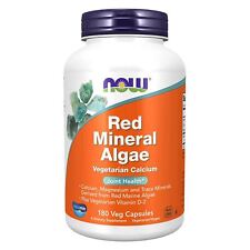 180 cápsulas vegetais de algas minerais vermelhas NOW FOODS comprar usado  Enviando para Brazil