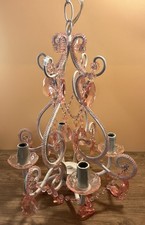 Pink chandelier acrylic for sale  Custar