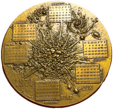 15163 médaille calendrier d'occasion  Rillieux-la-Pape