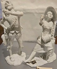 Estatuetas de porcelana Alka Kunst Baviera - Soldado mercenário com cerveja e cerveja Frau comprar usado  Enviando para Brazil