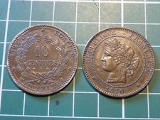 Centimes ceres 1870 d'occasion  Pont-de-l'Arche