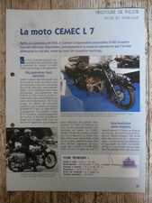 Moto cemec fiche d'occasion  Calonne-Ricouart
