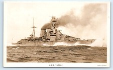 Postcard hms hood for sale  LLANFAIRFECHAN