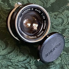 Usado, Lente Nikon Nikkor-S 35mm F2.8 com tampas, bom vidro! comprar usado  Enviando para Brazil
