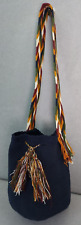 Mochila colombiana WAYUU bolsa balde bolsa tote feita à mão corpo transversal autêntica grande comprar usado  Enviando para Brazil