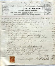 Antique 1867 receipt for sale  Wilmington