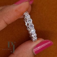 Moissanite eternity wedding for sale  Jamaica