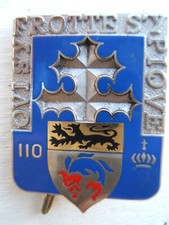 Insigne militaire 110e d'occasion  L'Arbresle