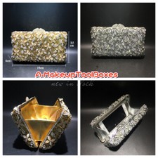 Usado, Opala de cristal quatro folhas trevo padrão festa noite casamento bolsa de embreagem nupcial   comprar usado  Enviando para Brazil