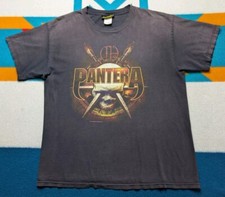 Camisa Pantera Cowboys From Hell 2003 Band Tour Vintage Y2K Preta Desbotada Grande comprar usado  Enviando para Brazil