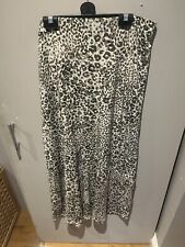 Leopardprint jersey skirt for sale  HALIFAX