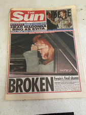 Vintage sun newspaper for sale  SIDCUP