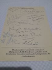 Football memorabilia signed for sale  WEYMOUTH