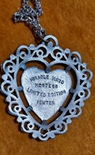 Vintage pewter heart for sale  Quincy
