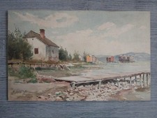 Aquarelle ancienne bord d'occasion  Champs-sur-Marne