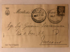 Cartolina pubblicitaria banca usato  Roma