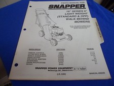 Snapper series light d'occasion  Expédié en Belgium