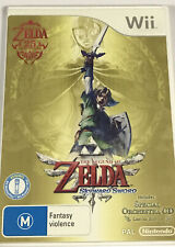 Legend Of Zelda Skyward Sword Wii COM MANUAL PAL Completo Raro Videogame 25º comprar usado  Enviando para Brazil