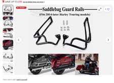 Saddlebag guard rails for sale  HOOK