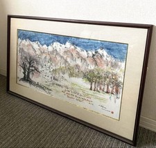 Pintura a tinta japonesa xilogravura Kashima Shozo comprar usado  Enviando para Brazil