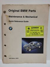 Original bmw maintenance for sale  Millbrook