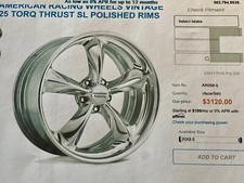 American racing wheelsvn425 for sale  Ruidoso